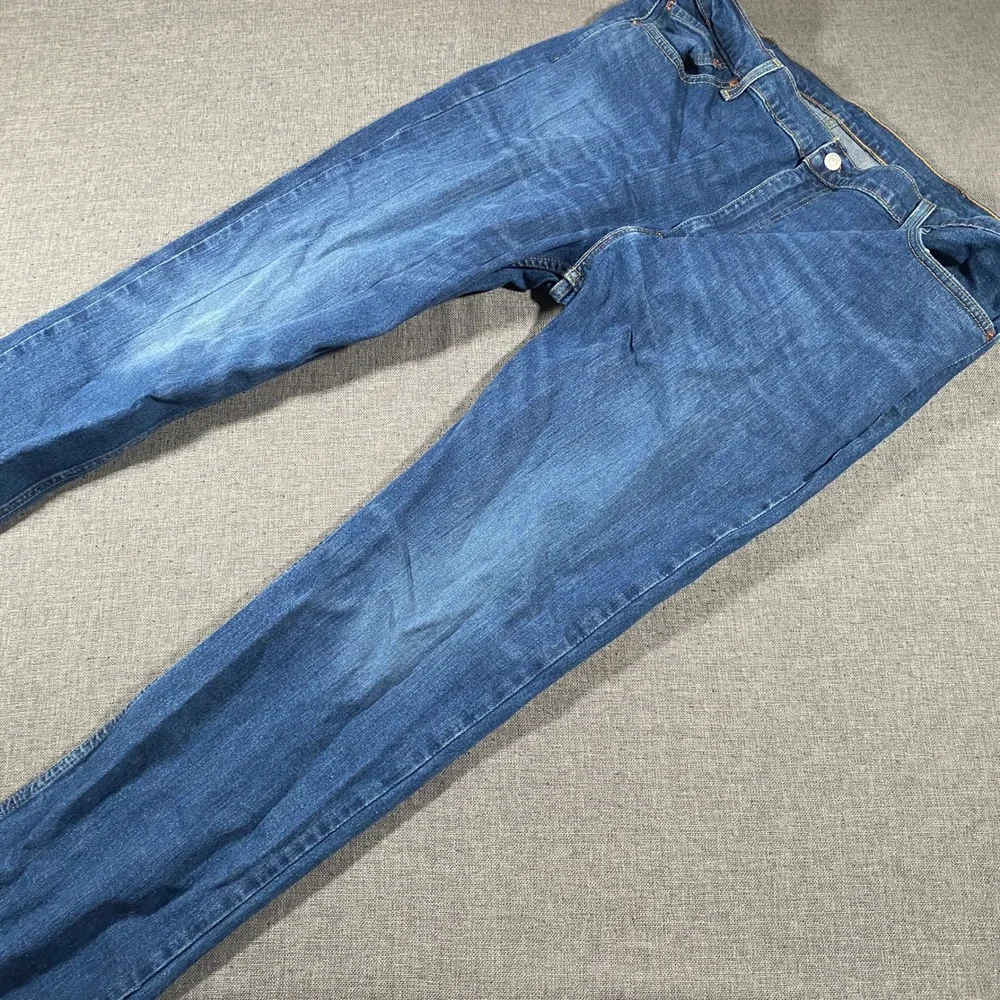 Levi's 511 Slim Fit Jeans Mens W42 L32 Blue Stretch Denim 04511-1163